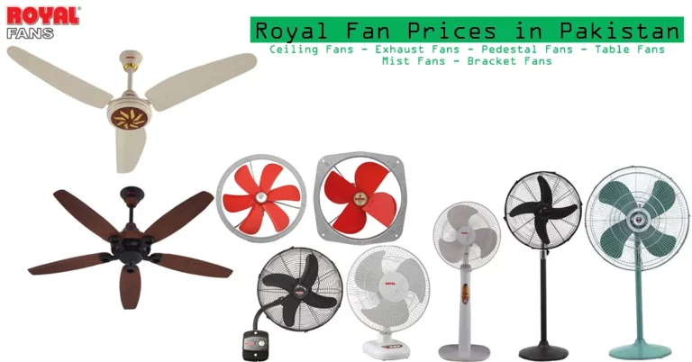 Royal Fan Price in Pakistan